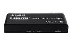 Razdelilnik HDMI 1x2 SPH-RS102_V20 4K 60 Hz HDR