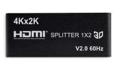 Razdelilnik HDMI 1x2 SPH-RS102_V20 4K 60 Hz HDR