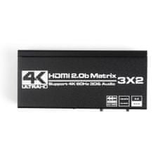HDMI matrika 3/2 Spacetronik SPH-M322