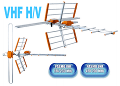DVB-T AX Galaxy Combo VHF H/V+UHF antena