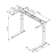 Spacetronik SPE-233G električno namizno stojalo