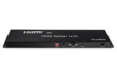 Razdelilnik HDMI 1x10 SPH-RS110_V20 4K 60 Hz HDR