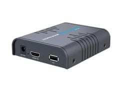Pretvornik HDMI na IP + komplet KVM USB - TX + RX
