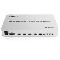 Spacetronik SPH-MV41PIP-Q3 Večpredstavnostni prikazovalnik HDMI 4/1
