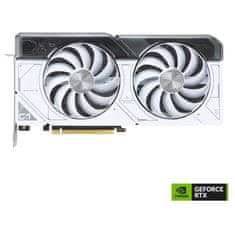 ASUS Dual GeForce RTX 4070 White OC grafična kartica, 12 GB GDDR6X (90YV0IZ4-M0NA00)