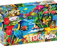 ENJOY Puzzle Tropski zakladi 1000 kosov