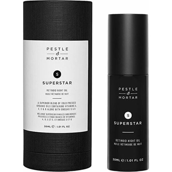 Pestle & Mortar Nočno olje za kožo Superstar (Night Oil) 30 ml