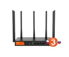 Tenda W30E WiFi Hotspot AX3000 Gigabitni usmerjevalnik, 1x GWAN, 2x GWAN/LAN, 1x GLAN, VPN, Captive portal