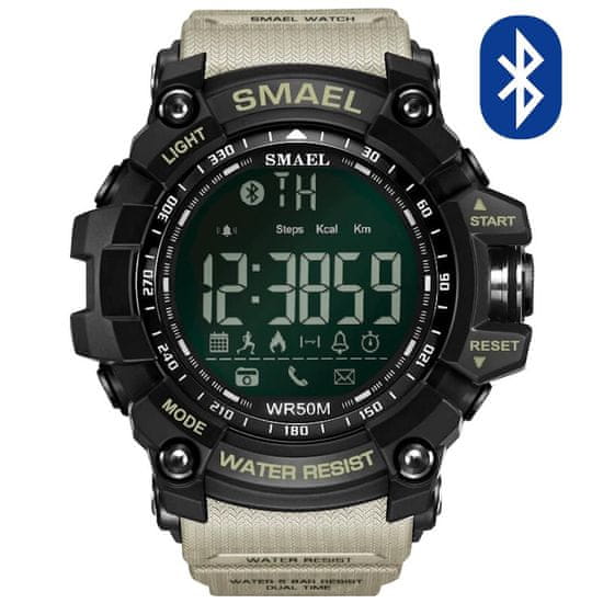 Smael Pametna ura S-shock GG1000-Bluetooth Khaki