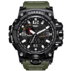 Smael Moška ročna ura S-shock Mudmaster Army Green