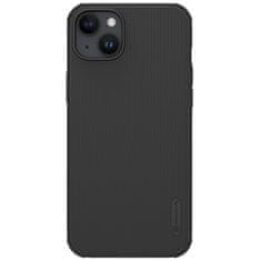 Nillkin Super mat PRO hrbtni ovitek za Apple iPhone 15 Plus Black (brez izreza za logotip)