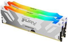 Kingston 32 GB 7200MT/s DDR5 CL38 DIMM (komplet 2) FURY Renegade RGB White XMP