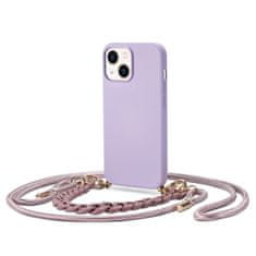 Tech-protect Icon Chain ovitek za iPhone 14 Plus, vijolična