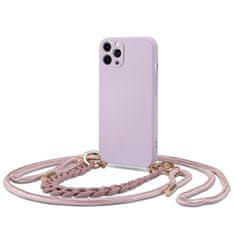 Tech-protect Icon Chain ovitek za iPhone 12 Pro, vijolična