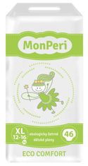 MonPeri Eco Comfort XL plenice za enkratno uporabo (12-16 kg) 46 kosov