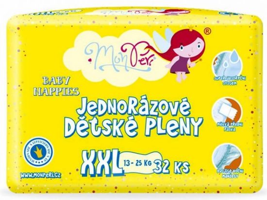 MonPeri Classic XXL plenice za enkratno uporabo (13-25 kg) 32 kosov