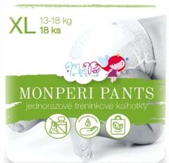 MonPeri hlačke za enkratno uporabo XL (13-18 kg) 18 kosov