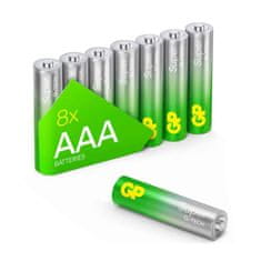 GP Alkalne baterije 1,5V AAA (LR03) Super 8 kosov (6+2 BREZPLAČNO)