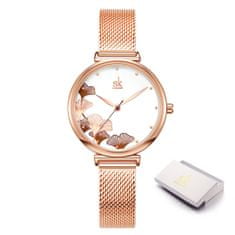 Shengke Ženska ročna ura Coraline Rose Gold