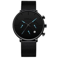 CRRJU Ročna ura Chrono Black/Blue