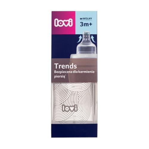 LOVI Trends Trends Bottle 3m+ otroška steklenička 250 ml