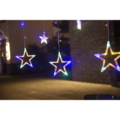 Volino LED dekorativna svetlobna zavesa Stars usb multi