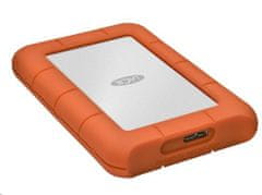 LaCie HDD zunanji robustni mini 2,5" 5TB - USB 3.0, oranžna