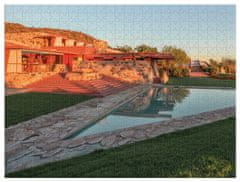 Galison Frank Lloyd Wright obojestranska sestavljanka: Taliesin in Taliesin West 500 kosov