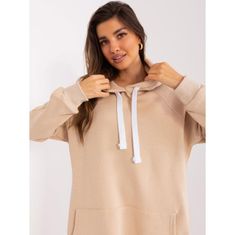 Ex moda Ženska jopa s kapuco AMA beige EM-BL-704.99P_402674 Univerzalni