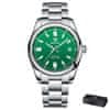 Benyar Moška ročna ura Automatic Perpetual Green