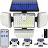 LED SMD 171 solarna svetilka s senzorjem gibanja 2400mAh IP65