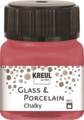 Rayher.	 Barva za porcelan in steklo, Chalky 20 ml Cozy Red