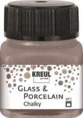 Rayher.	 Barva za porcelan in steklo, Chalky 20 ml Mild Mocca