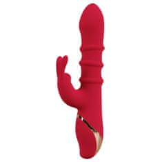 You2Toys Rabbit vibrator s 3 gibajočimi prstani (R5402042)