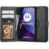Wallet knjižni ovitek za Motorola Moto G84 5G, črna
