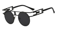 VeyRey sončna očala Vethelthus Steampunk Črna stekla Universal