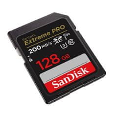 SanDisk pomnilniška kartica sandisk extreme pro sdxc 128 gb 200/90 mb/s uhs-i u3 (sdsdxxd-128g-gn4in)