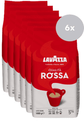 Qualitá Rossa kava v zrnu, 6 x 1 kg