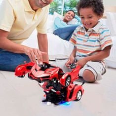 Netscroll Avto, ki se spremeni v robota, avto na daljinca, darila, ideja za darilo, darila za otroke, RoboAuto