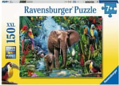 Ravensburger Sestavljanka Sloni v džungli XXL 150 kosov