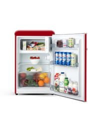 ETA Storio retro kombinirani hladilnik, 92 l, 18 l, rdeč (ETA253690030E)