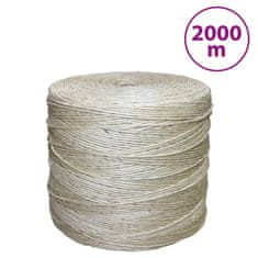 Greatstore Vrv iz 100 % sisala 3 mm 2000 m