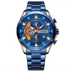 Curren Moška ročna ura Chronograf Orange