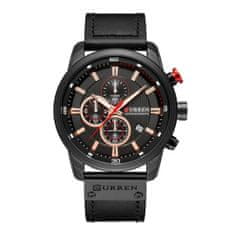 Curren Moška ročna ura Chronograph Black