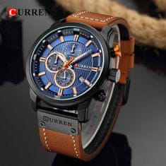 Curren Moška ročna ura Chronograph Black/Blue