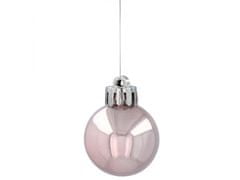 sarcia.eu Roza-srebrne božične kroglice, komplet plastičnih božičnih kroglic, okrasne kroglice za jelko 3 cm, 36 kosov. 