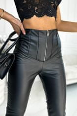 OMG! Usnjene hlače Angélique črna XL