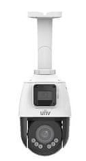 Uniview IPC9312LFW-AF28-2X4, 2x 2Mpix IP dvojna PTZ kamera, 4x zoom (106,6-30,6°), IR 50m