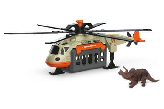 Helikopter z dinozavrom in učinki 39 cm