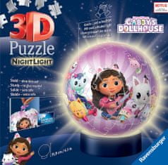 Ravensburger Gaby's Magic House 3D Light-up Puzzleball 74 kosov